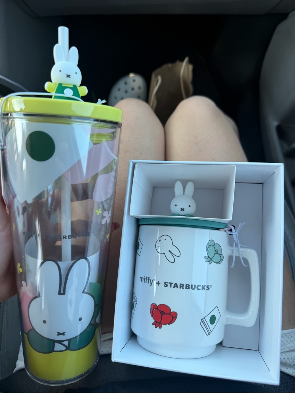 Starbucks x Miffy Green & White Tumbler and Mug Set